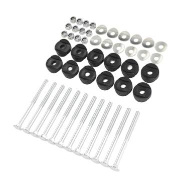 Imagem de Parafusos de Trampolim de Aço Galvanizado Melhore a Estabilidade Parafusos Longos para Trampolim Com Espaçadores Adequado para Vários Trampolins