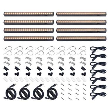 Imagem de Lâmpada Barrina de 30,5 cm Full Spectrum LED Grow Light, pacote com 8