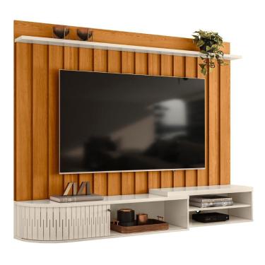 Imagem de Painel 75 Pol E Bancada Suspensa Emília Z10 Off-cinamomo - Mpozenato