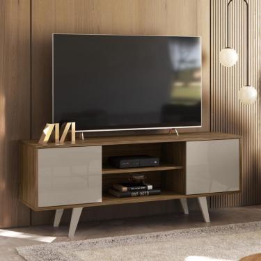 Imagem de Rack Bancada 2 Portas Lisboa - Fendi Naturale