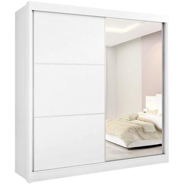 Imagem de Guarda Roupa Titanium Branco 2 Portas 6 Gavetas D?doro