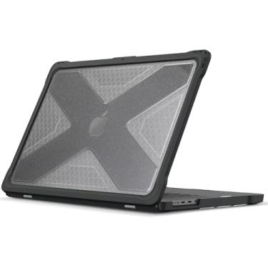 Imagem de Fintie Capa para MacBook Pro 14 polegadas A3401 A3185 A3112 A2992 A2918 A2779 A2442 com chip M4 M3 M2 M1 (versão 2024 2023 2022 2021) - Capa rígida resistente Capa com amortecedor TPU (poliuretano