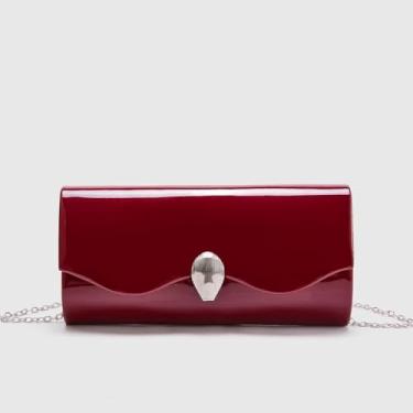 Imagem de Elegante bolsa clutch para noite para mulheres, bolsa de mão brilhante com strass, bolsa de festa de casamento e coquetel