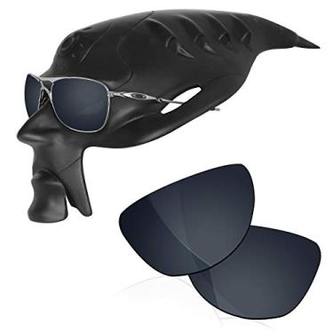 Imagem de RockShell Lentes polarizadas de substituição para óculos de sol Oakley Crosshair New 2012 OO4060 - preto metálico
