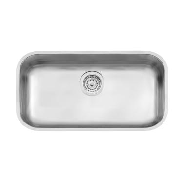 Imagem de Cuba Para Pia Cozinha Aço Inox Escovado De Embutir 56 BL Lavínia Tramontina