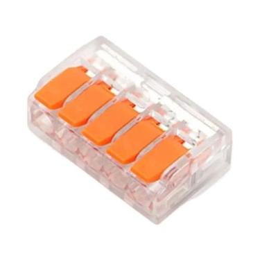Imagem de Terminais De Conexão Rápida Laranja 10-75 Peças Conectores Universais 