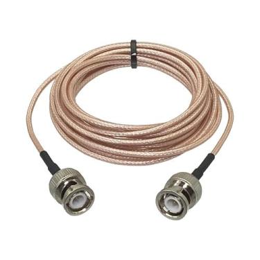Imagem de Cabo Coaxial RF Pigtail Com Conector Crimp BNC Macho Para Fêmea RG58 R