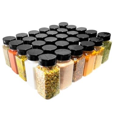 Imagem de Frascos De Vidro ReforçAdos Para Condimentos Com Tampas De Bambu Duplamente Seladas Para Armazenamento E Rotulagem De Sal — Frascos Para Condimentos, Frascos De Bambu Selados(30)