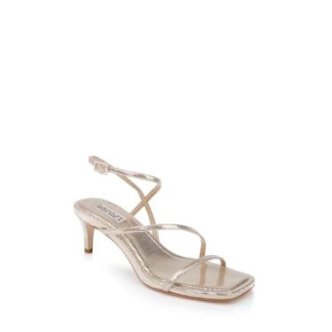 Imagem de Badgley Mischka Sandália feminina de salto Gracelyn, Lagarto dourado, 40
