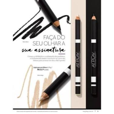 Imagem de Lapis para olhos beige matte - Bia cosméticos 