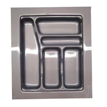 Imagem de Divisor De Talher organizador Og04 Cinza Gaveta Cozinha - Moldplast, B