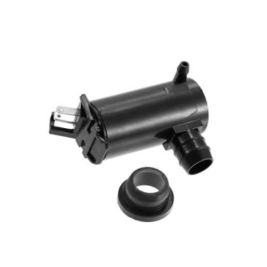 Imagem de Hihaha Bomba de motor de lavadora de para-brisa com ilhós para Honda Accord - Pacote com 1 material preto durável