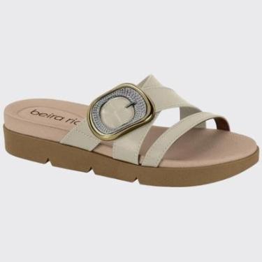 Imagem de Sandália Flatform Plana Feminina Fivela Beira Rio 8387.546.9569-Feminino