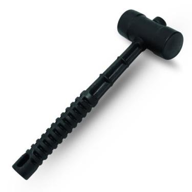 Imagem de MARTELO DE BORRACHA CABO PLAST PRETO 40mm - ROMA