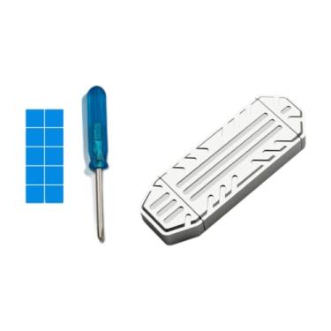 Imagem de predolo Gabinete SSD M.2, conexão USB tipo C, controle de chip JMS583 de fácil conexão, transferência de alta velocidade para
