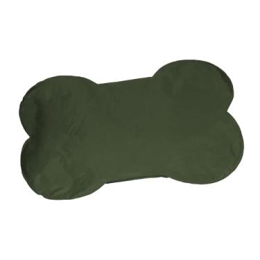 Imagem de Tapete Gelado Refrescante para Pet em Nylon, Resfriamento Automático, Impermeável, Resistente a Unhas, Antibacteriano, Antifúngico, Portátil (Verde, Osso G)