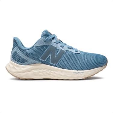 Imagem de Tênis New Balance Fresh Foam Arishi V4 Feminino (Azul/Bege, BR, Adulto, Numérico, 34)