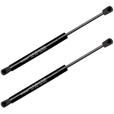 Imagem de MYSMOT 4351 Escotilha traseira com suporte para elevador de porta traseira, amortecedores, braços, molas a gás para Volkswagen Beetle 1998-2010 Hatchback com spoiler, SG201017 1C0827550C 1J6827550A