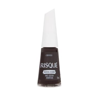 Imagem de Esmalte Risqué Nova Cor! 8ml - Me Deixa Ameixa - risque