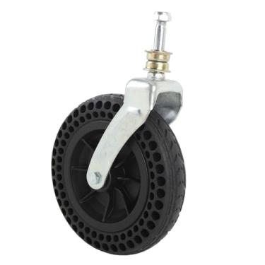 Imagem de Hyuduo Roda Dianteira de Carrinho 8 Polegadas de Borracha Tpe de Borracha Não Deslizante Pneu Sólido Rodas Dianteiras Rodas Dianteiras Anti Deslizador Rollator Walker Gola Rolos Rodas
