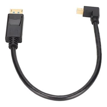 Imagem de aqxreight Adaptador DP para Minidp Multifuncional Suporta 8K 60Hz 4K144Hz Transmissão Bidirecional Adaptador Mini DisplayPort Curva para Cima Com para Imagem até HD de 8K para Minidp (Curvatura para