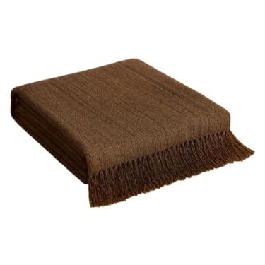 Imagem de Manta de Algodão Grande para Sofá Casal King 3,00X1,80M Grande 2,40X1,80m Pop pequena 2,20X1,50M sua casa(king 3,00x1,80M Caramelo c pre)