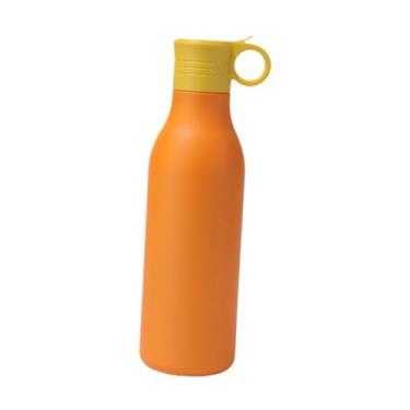 Imagem de predolo Garrafa Térmica de aço Inoxidável para Viagem e Esportes, 550ml - Ideal para Viagens e Esportes, Laranja