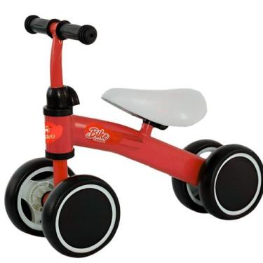 Imagem de Bicicleta De Equilíbrio Infantil Até 20Kg Vermelha Castela