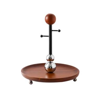 Imagem de XLWLLNJ Porta-chaves de Madeira para Chaves de Casa, Acessórios Domésticos, Estilo Rústico, para Decorar de Entrada, Mesa, Cômoda, Relógios E Anéis, L