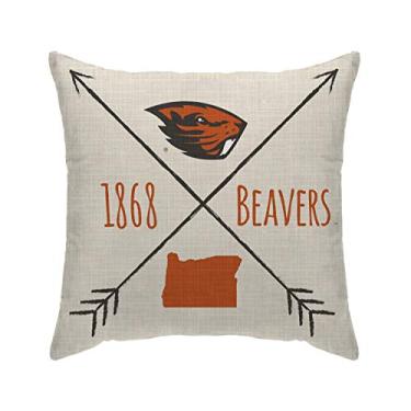 Imagem de Pegasus Sports Almofada decorativa NCAA Cross Arrow - Oregon State Beavers