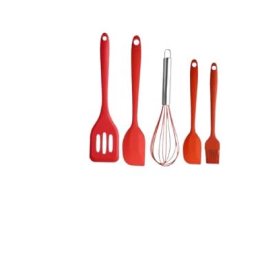 Imagem de Peças Utensílios De Cozinha: Facas, Colheres, Silicone - Completo Para Básica(5 peças-Cor aleatória kit 1)