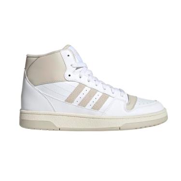 Imagem de adidas Tênis feminino Turnaround Mid, Branco/alumínio/off-white, 34