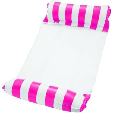Imagem de Boia Rede Esteira Cama Flutuante Reclinável Inflável Para Piscina Praia Verão Lazer Conforto Adulto Criança - Premium