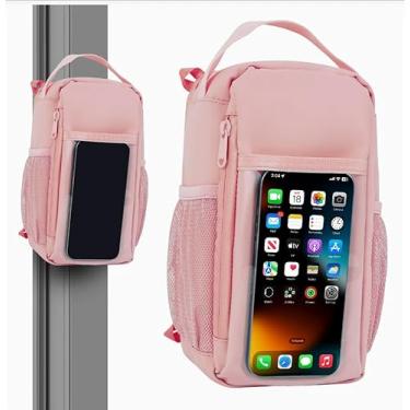 Imagem de TOUGHMATE Bolsa magnética para garrafa de água para academia com suporte magnético forte para homens e mulheres, bolsa de transporte pequena para chaves de telefone e fones de ouvido, acessório de
