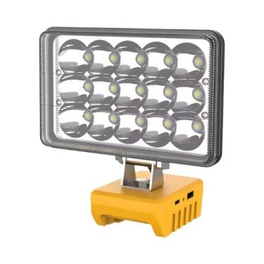 Imagem de Lanterna De Trabalho LED Portátil Sem Fio Recarregável 6000K Holofote 