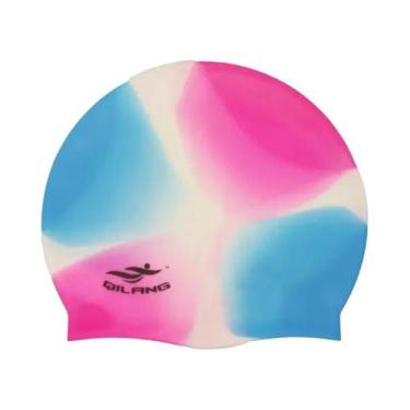 Imagem de Touca De Natação Unissex Impermeável De Silicone Flexível Com Alta Ela
