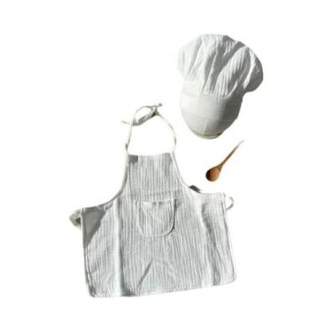 Imagem de Conjunto De Fantasia De Chef Para Bebê Recém-Nascido, Acessórios Para 
