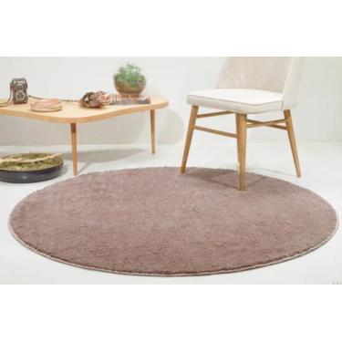 Imagem de Tapete redondo 2x2 100% antiderrapante não risca o piso pelo super mac