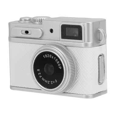 Imagem de Zopsc Câmera Digital Com Chaveiro 1080P, Gravador de Vídeo de Bolso FHD Com Tela de 0,96 Polegadas, Suporte OTG, Bateria de Longa Duração, para Fotografia de Viagens (Branca)