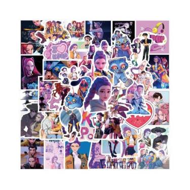 Imagem de Adesivos De Anime K-Pop Demon Hunters 55-110PCS Impermeáveis Derpy Tig