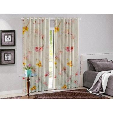 Imagem de Cortina Blackout PVC(Plástico) Estampada Nova Coleção 4  x 2,5 m  Admi