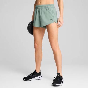 Imagem de Shorts Puma W Tad Essential 3 Feminino Verde-Feminino