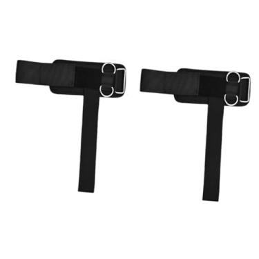 Imagem de Aymzbd 2x Faixas de Pulso para Levantamento de Peso com Argolas, Faixas de Pulso Respiráveis, Equipamento de Fitness para Flexões Na Barra Fixa, Preto