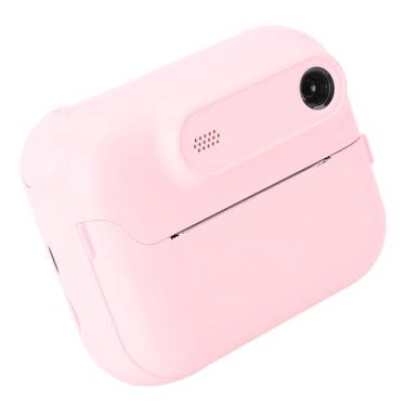 Imagem de Asixxsix Câmera infantil digital instantânea HD 1080p com zoom de 6x e 48 MP, MP3 player, com suporte para cartão SD de 128 GB, para meninos e meninas de 3 a 12 anos. (PINK)