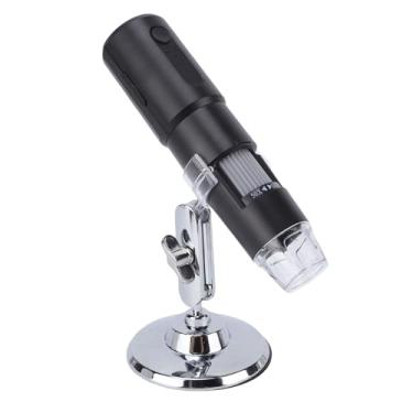 Imagem de EBTOOLS Microscópio Digital, Ampliação de 50X a 1000X, Câmera de Microscópio WiFi HD USB Com 8 Luzes LED Ajustáveis, para Placas de Circuito, Antiguidades, Inspeção Biológica