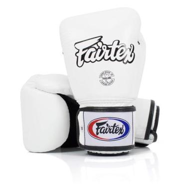 Imagem de Luvas de Boxe Fairtex BGV1BR Muay Thai - Respiráveis e Brancas