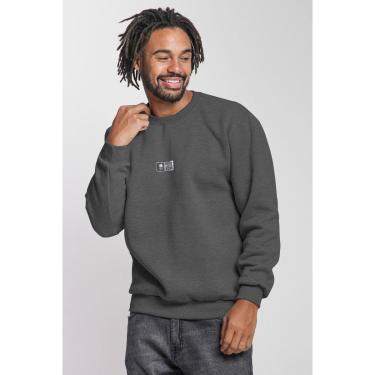 Imagem de Blusa Masculina Moletom Polo Wear Cinza Escuro-Masculino