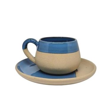 Imagem de Xícara 200ml + pratinho de sobremesa.(Azul)