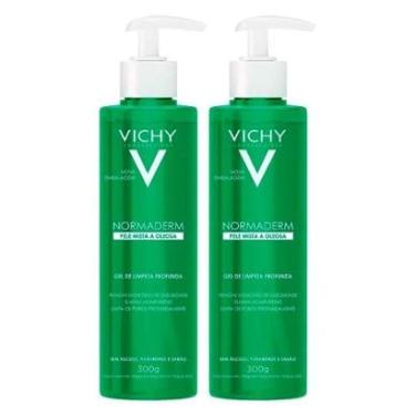 Imagem de Vichy Normaderm Kit com 2 Unidades – Gel de Limpeza Facial Profunda 300g Kit-Unissex