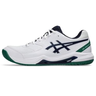 Imagem de ASICS Tênis masculino Gel-Dedicate 8, Branco/meia-noite, 42